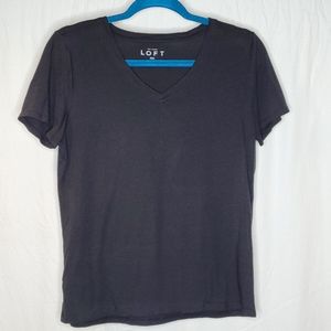 Women's Loft, black T-shirt, size L